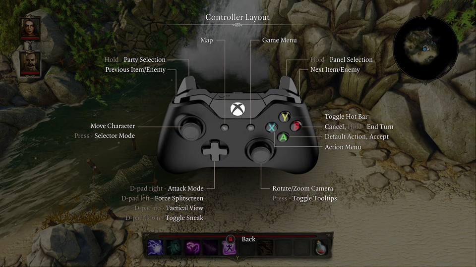 Xbox One Controls Divinity Original Sin